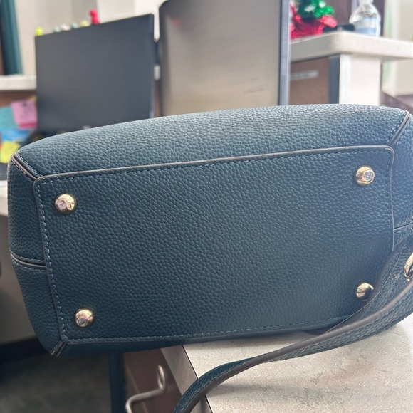 🤍Nanette Lepore Teal Satchel Bag with Bow Details on Side - Picture 3 of 3